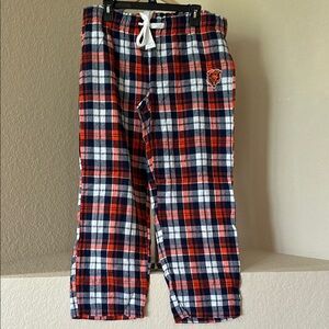 Chicago Bears Flannel Plaid Pajama Lounge Pants - Size XL
